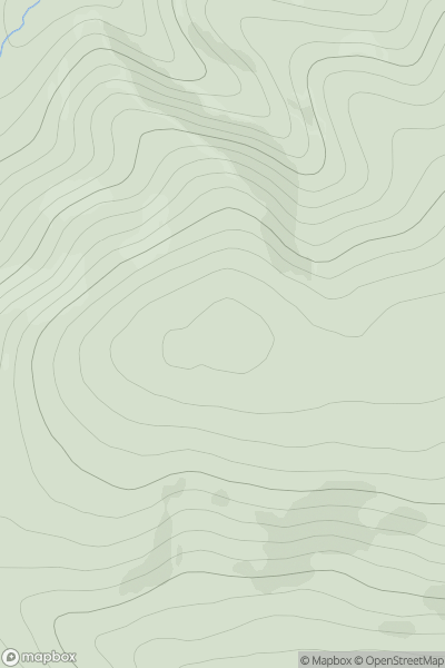 Thumbnail image for Carn Garbh [Altnaharra to Dornoch] showing contour plot for surrounding peak